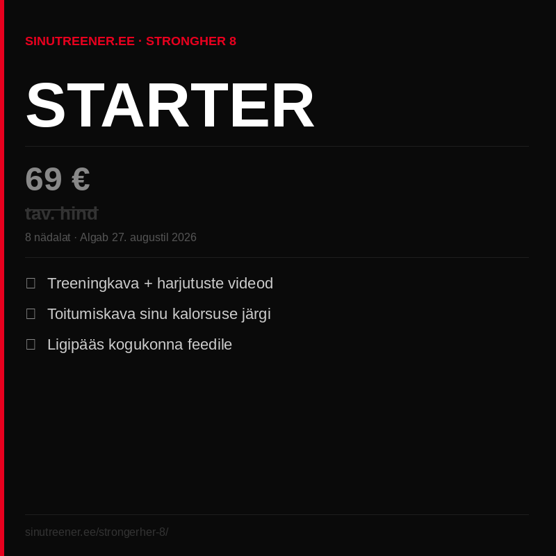 StrongHer 8 Starter